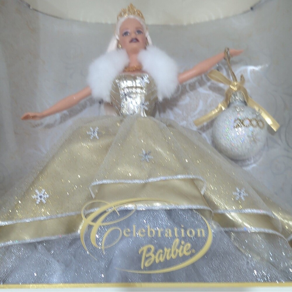 NEW Mattel Celebration Barbie 2000 Special Edition 12 in Doll In Box Bob Mackie